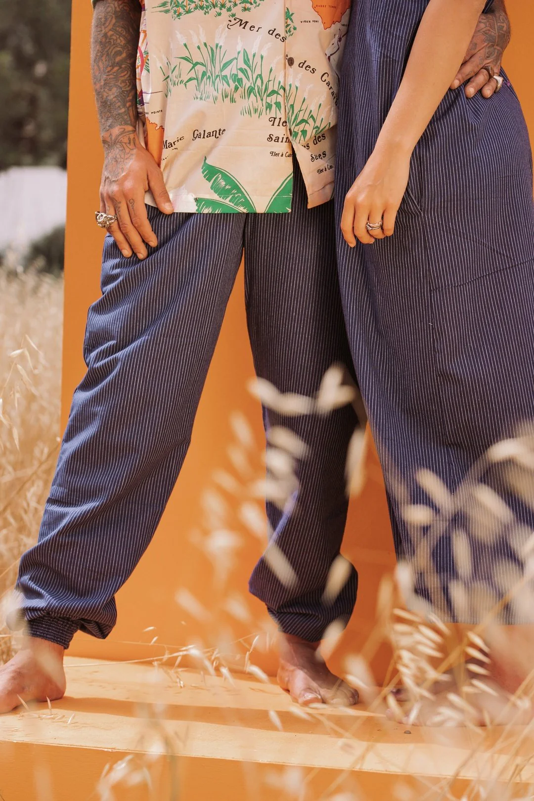 ADAMS Navy Mens Zip Pocket Trousers - Image 6