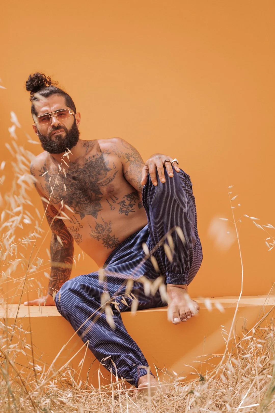 ADAMS Navy Mens Zip Pocket Trousers - Image 8