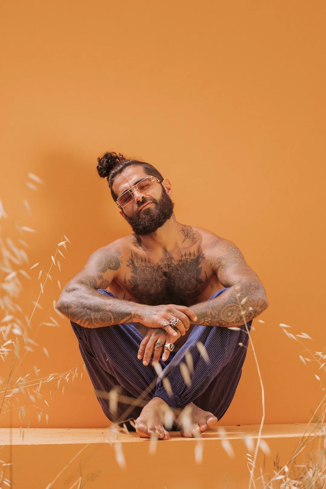 ADAMS Navy Mens Zip Pocket Trousers - Image 9