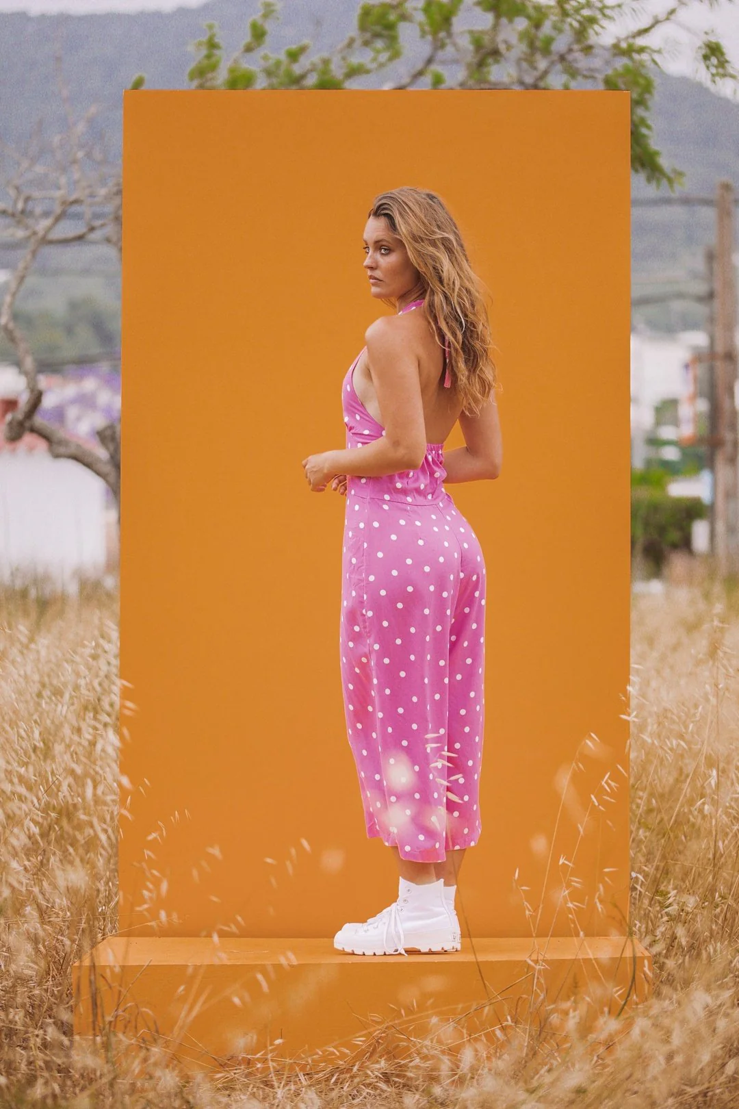 BAMBI Halter Top Y2K Jumpsuit - Image 3