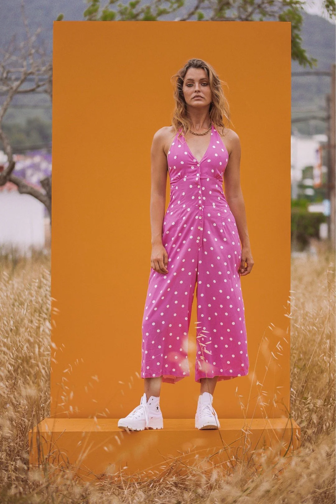 BAMBI Halter Top Y2K Jumpsuit - Image 5