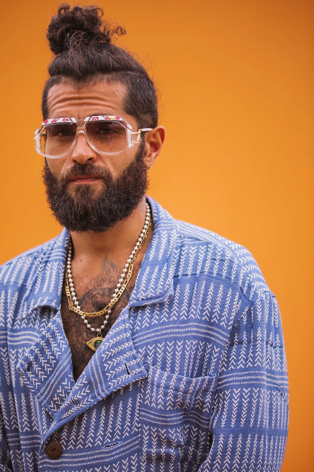 'BILLY' Woven double breasted mens Jacket - Image 6