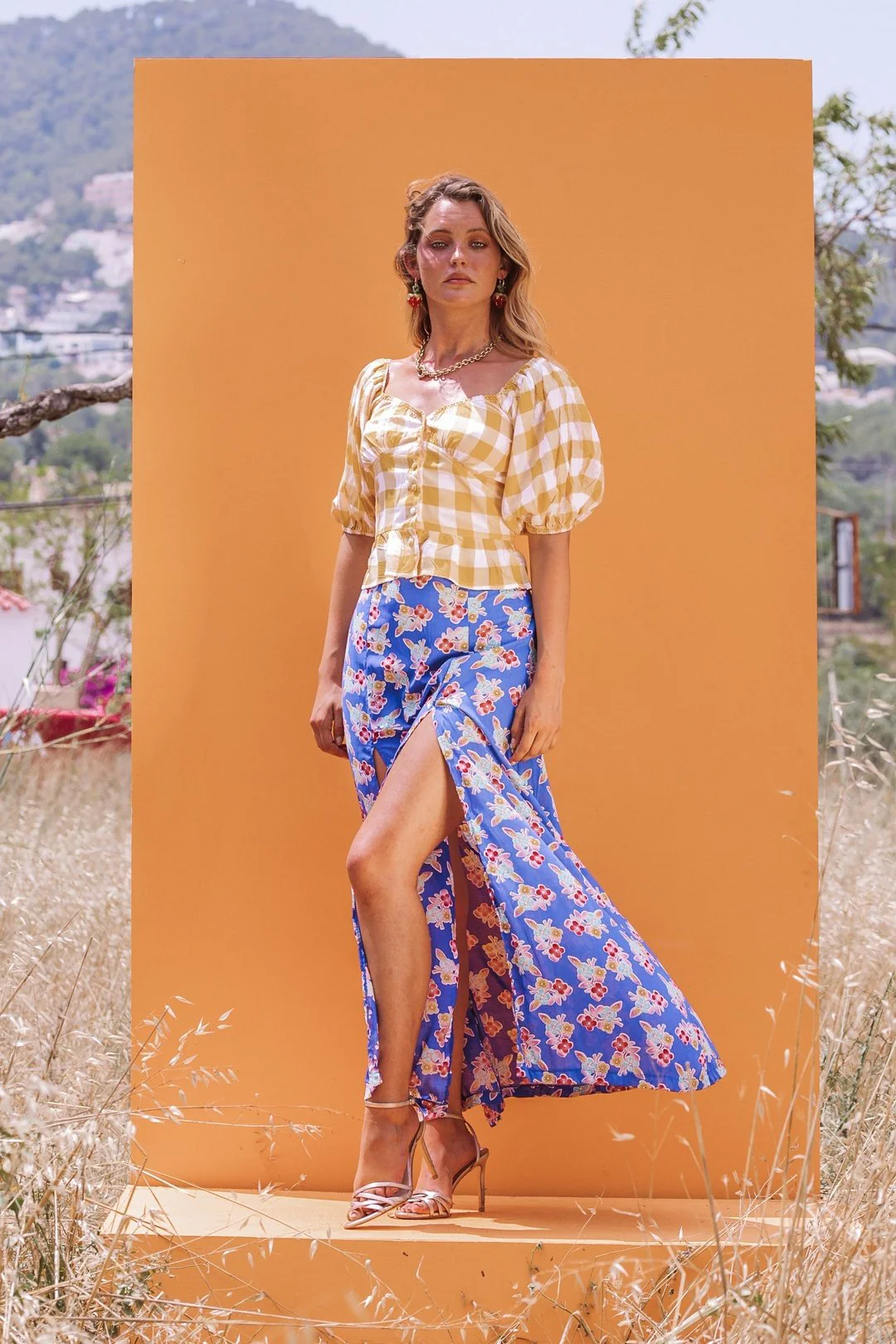 BLOOM Floral Maxi Split Skirt - Image 3