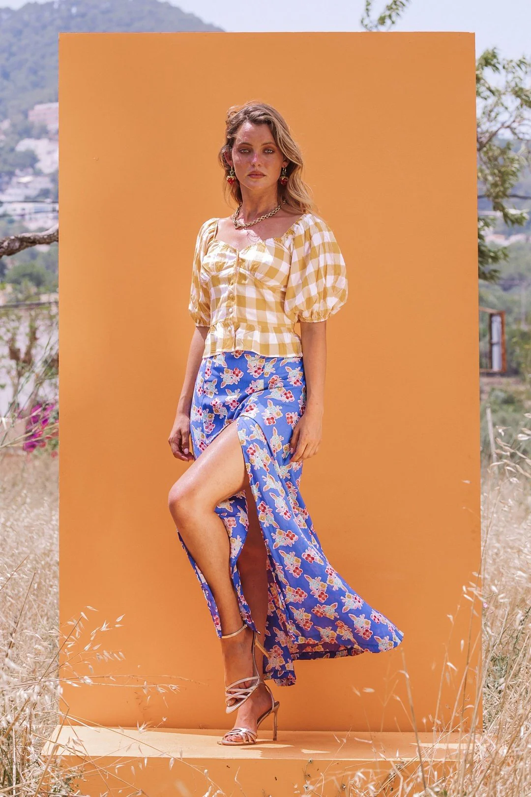 BLOOM Floral Maxi Split Skirt - Image 4