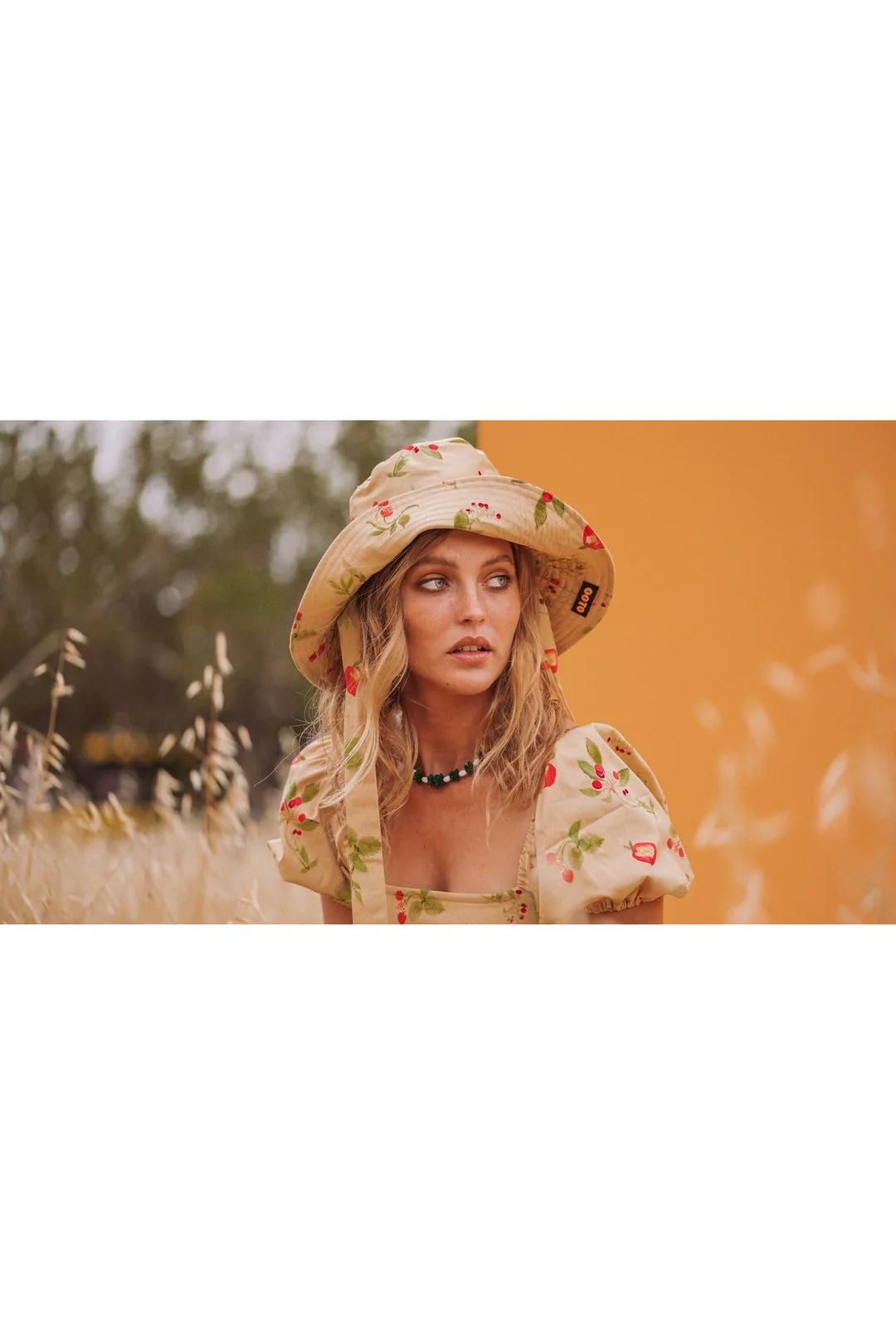 BRIMA Beige Cherry Bucket Hat - Image 6