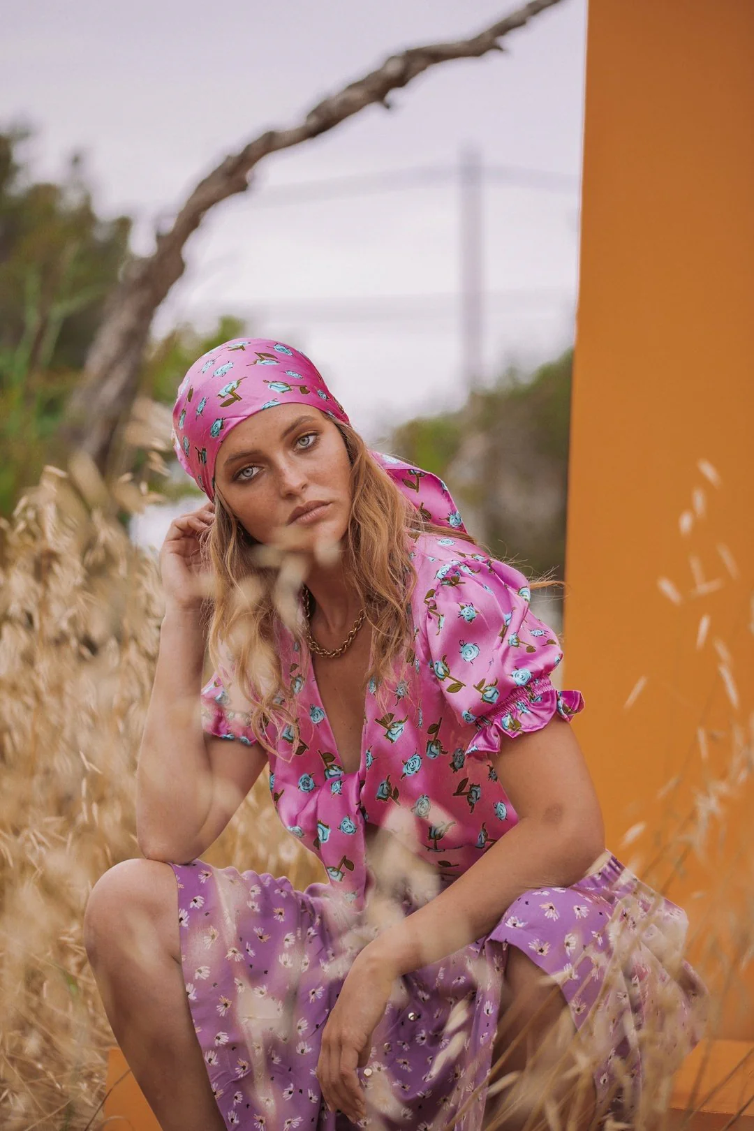 CANDICE Twisted Pink Short Crop Top - Image 5