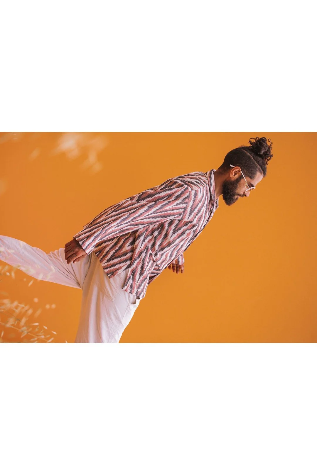 CHARLIE Zig Zag Woven Double Breasted Jacket - Image 4