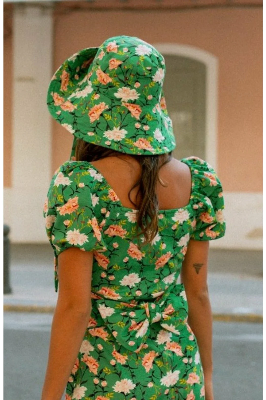 BRIMA Bucket Hat - Green floral - Image 5