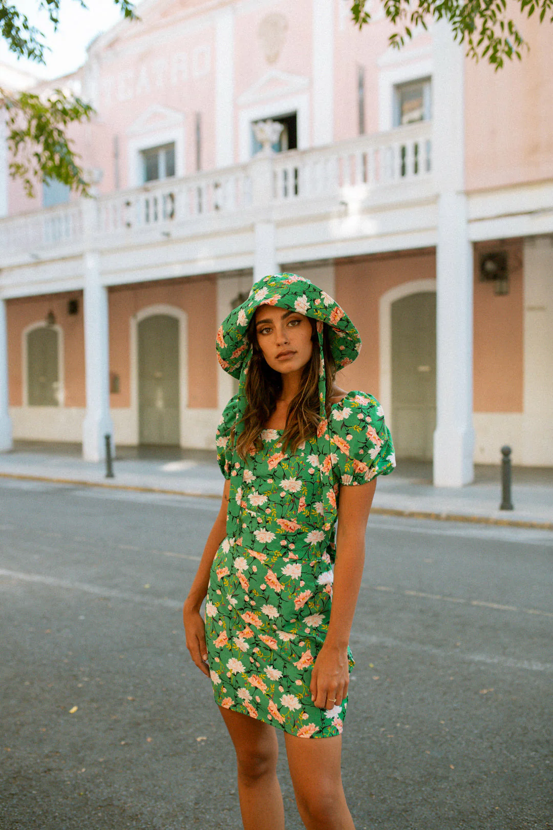 BRIMA Bucket Hat - Green floral - Image 6