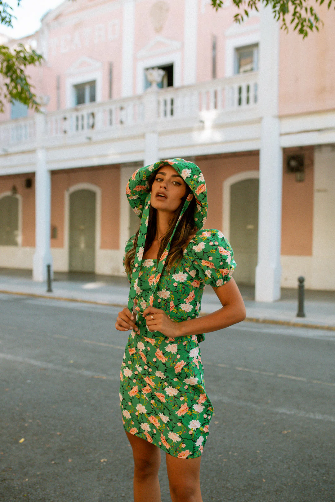 BRIMA Bucket Hat - Green floral - Image 7