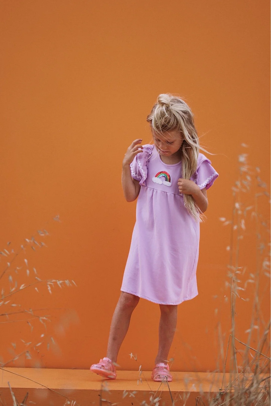 OVER THE RAINBOW Dress - Lavender - Image 4