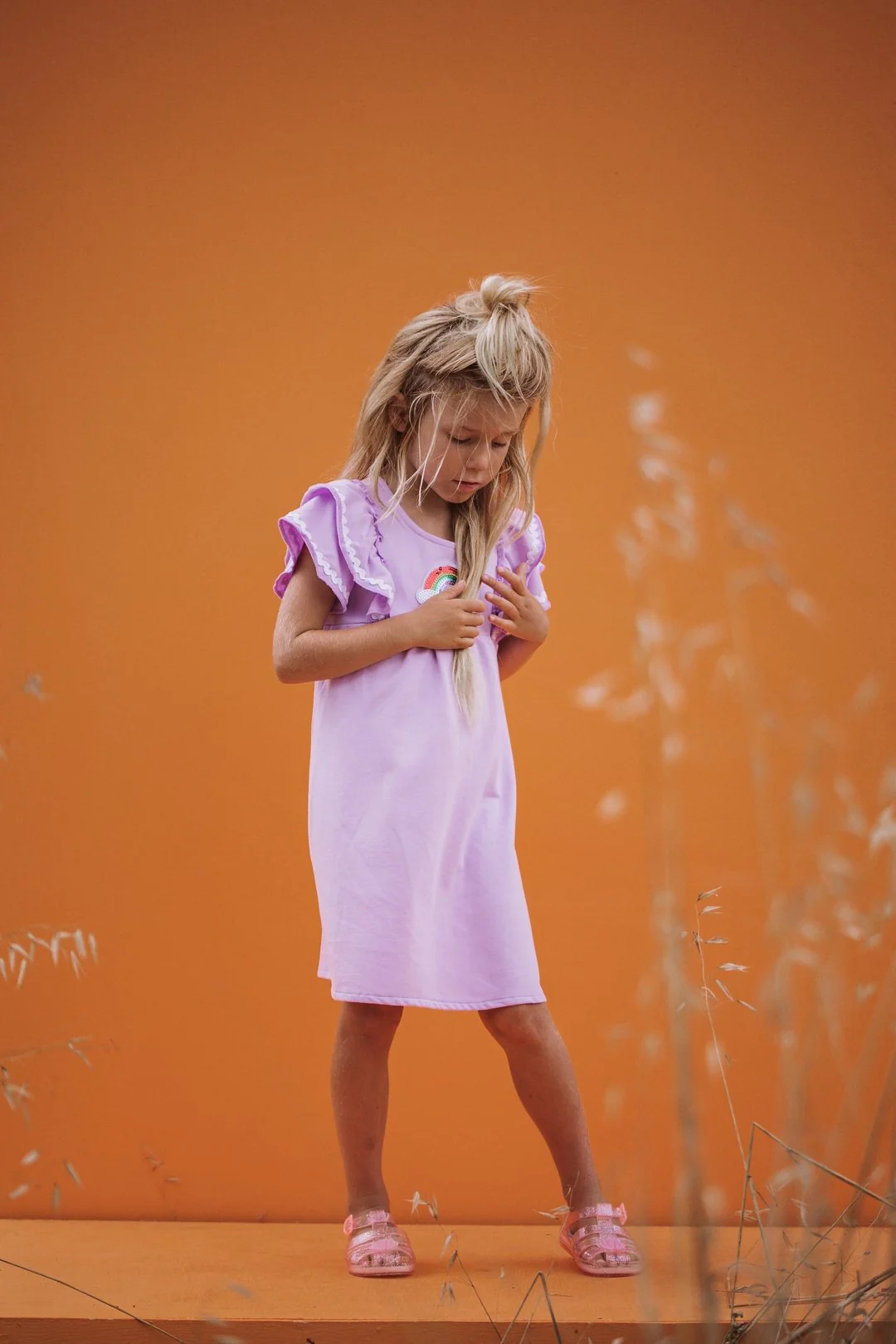 OVER THE RAINBOW Dress - Lavender - Image 5