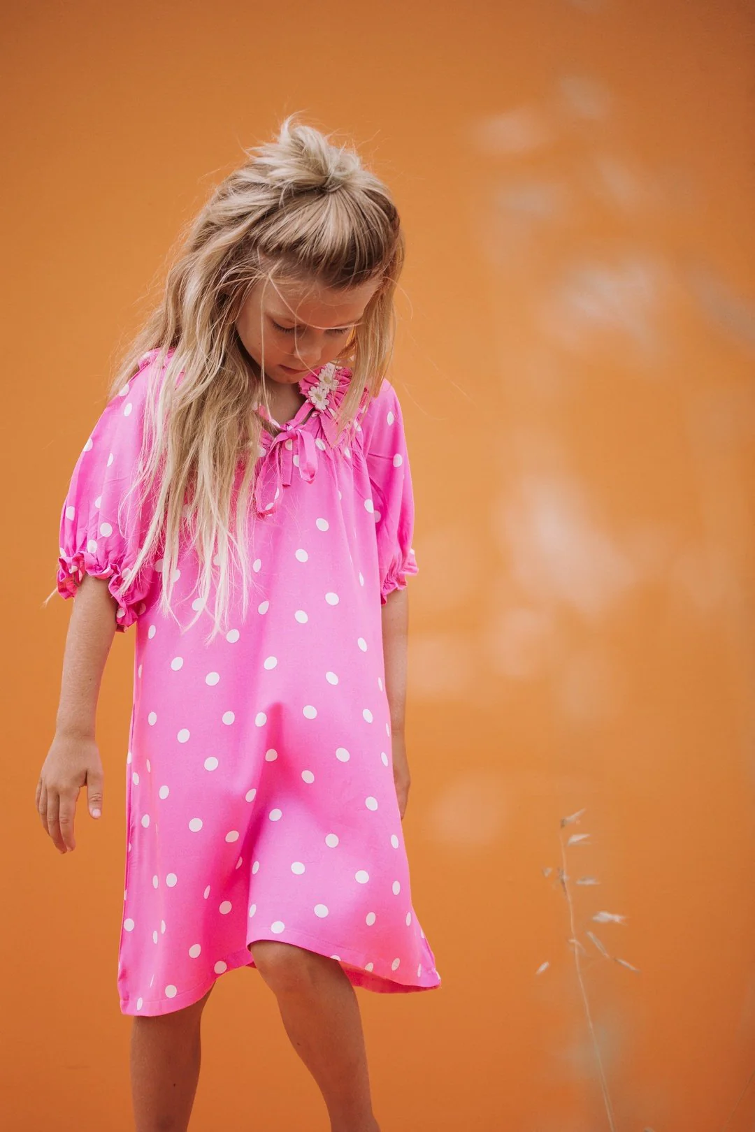 DAISY Dress - Pink Polka dot - Image 5