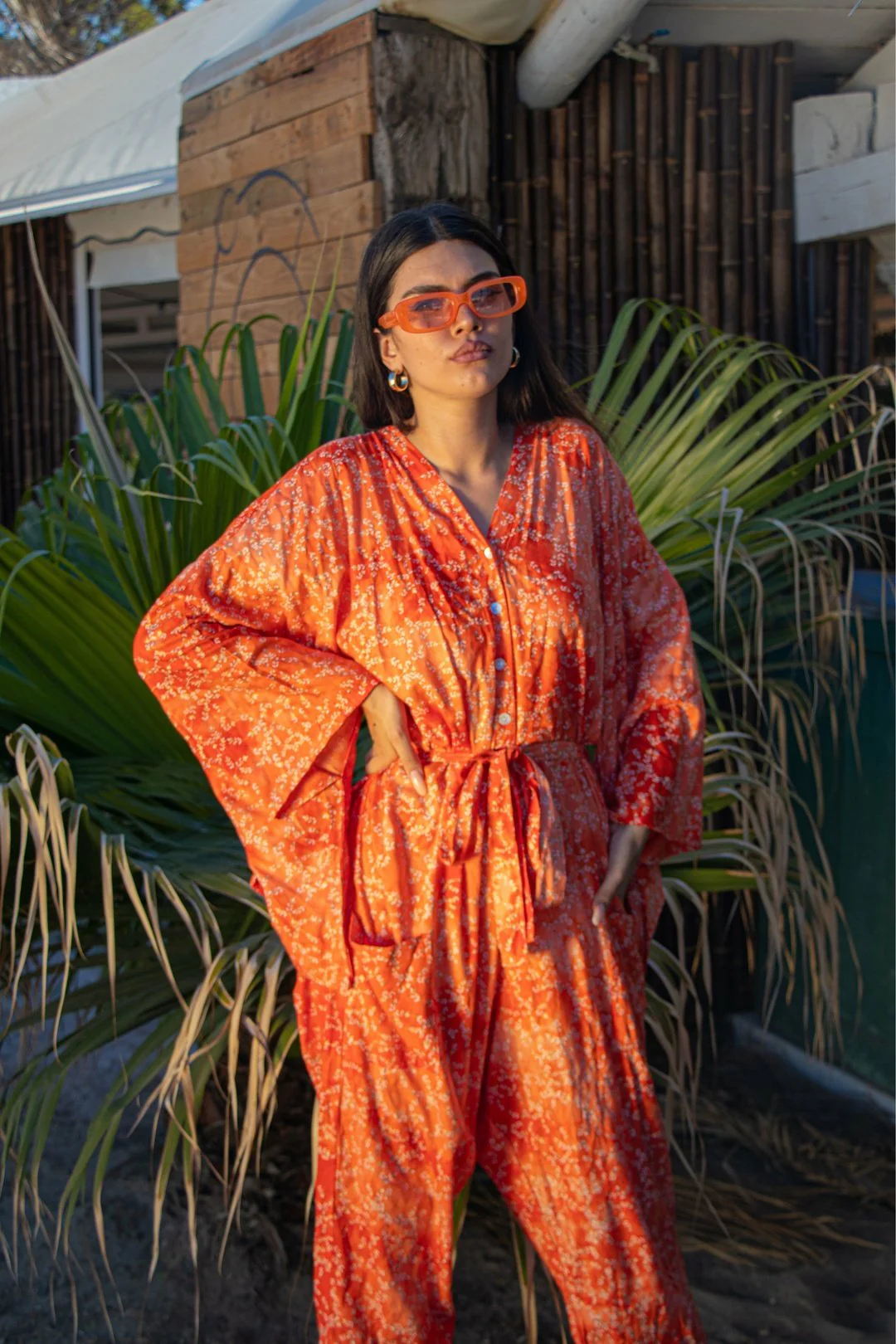 GIA Kimono Jumpsuit - Marmalade Skies - Image 3