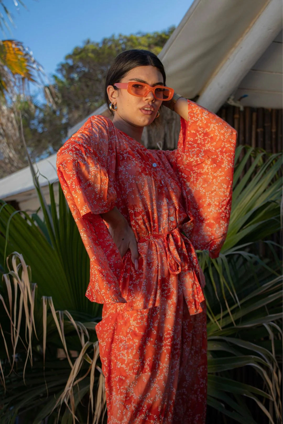 GIA Kimono Jumpsuit - Marmalade Skies - Image 5