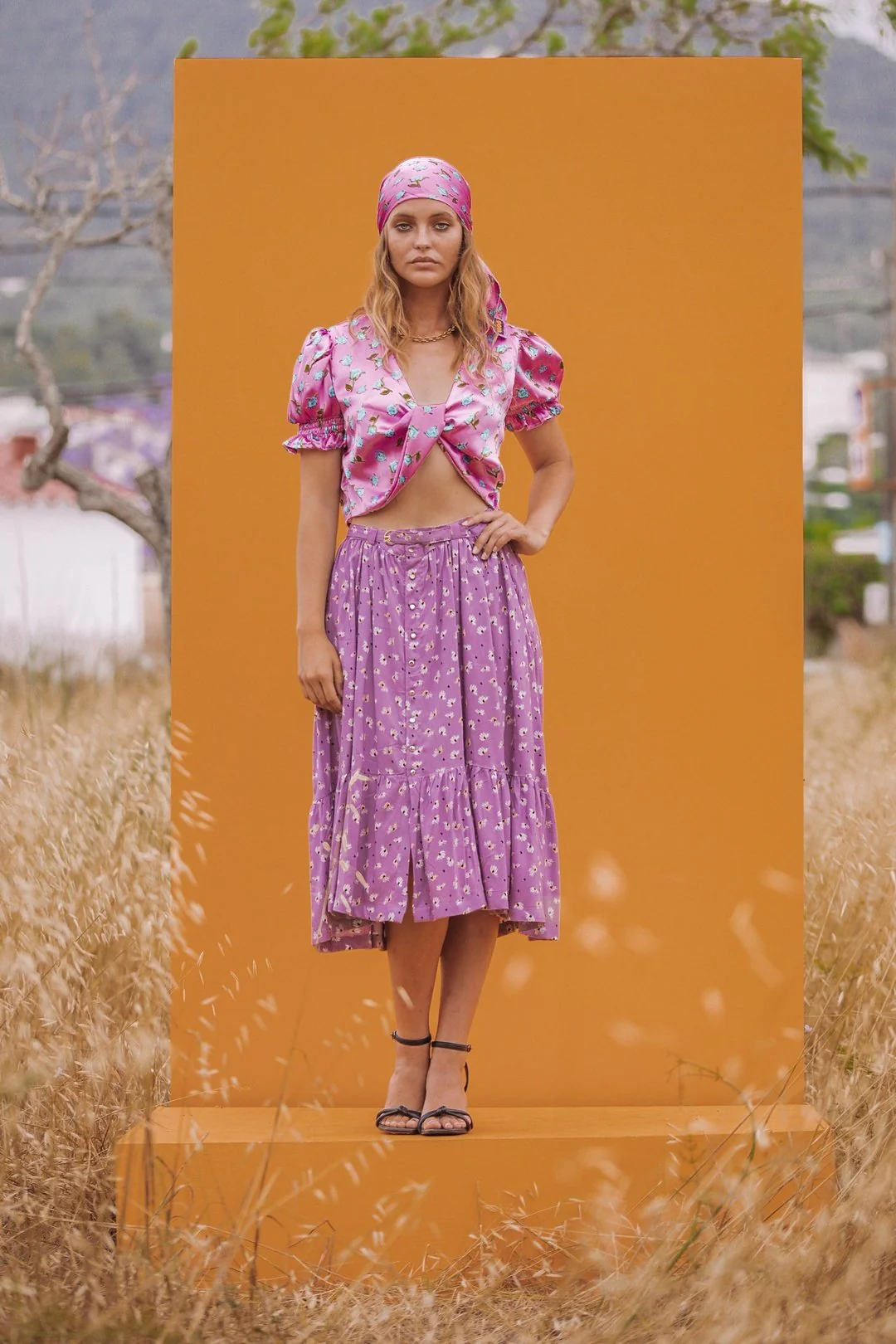 LOLITA Lavender Maxi Skirt - Image 3