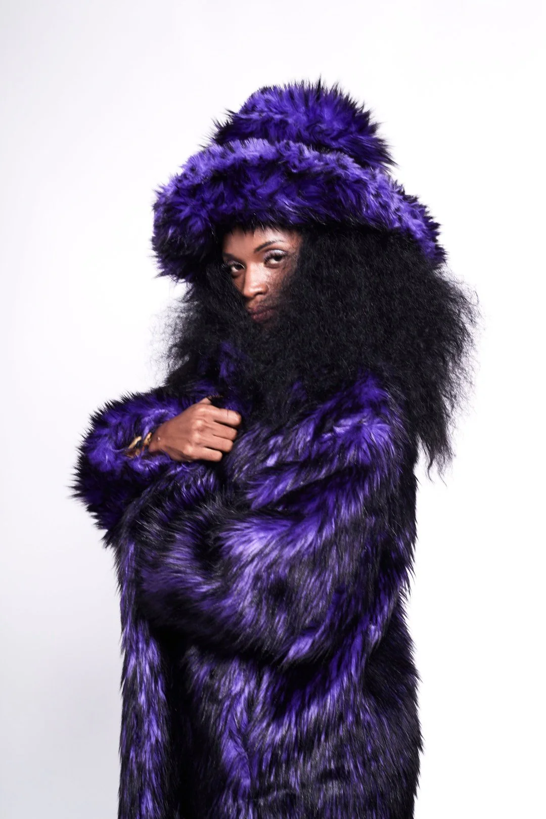 MEGA FLOOF Purple Rain Hat - Image 4