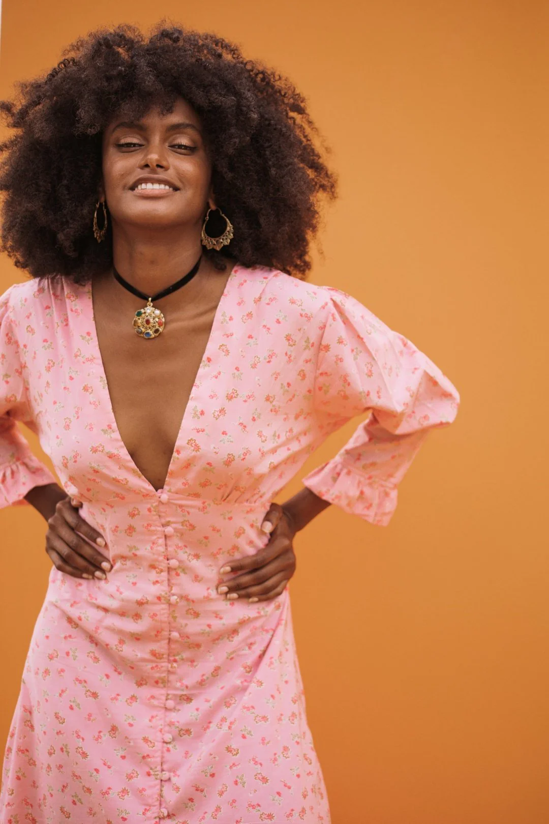 MABEL Cotton Dress - Pink - Image 4