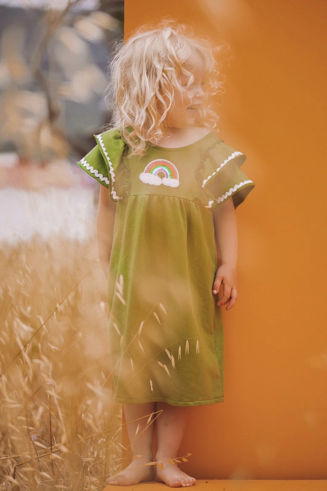 OVER THE RAINBOW Dress - Green - Image 15