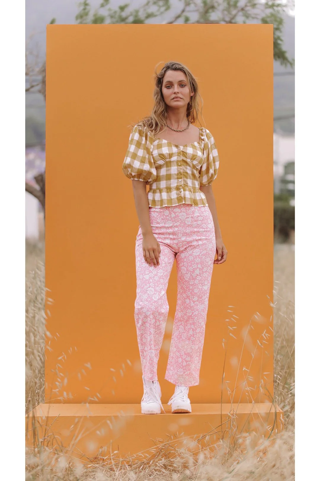 JESSE Gingham Blouse - Image 8