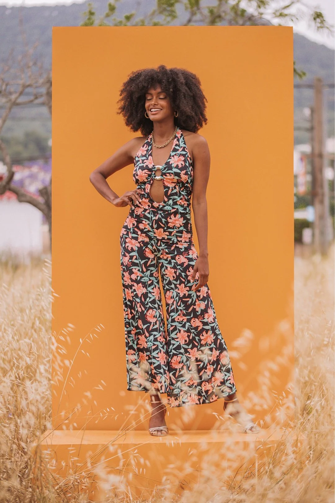 LARA Jumpsuit - Tropical Floral - Image 3