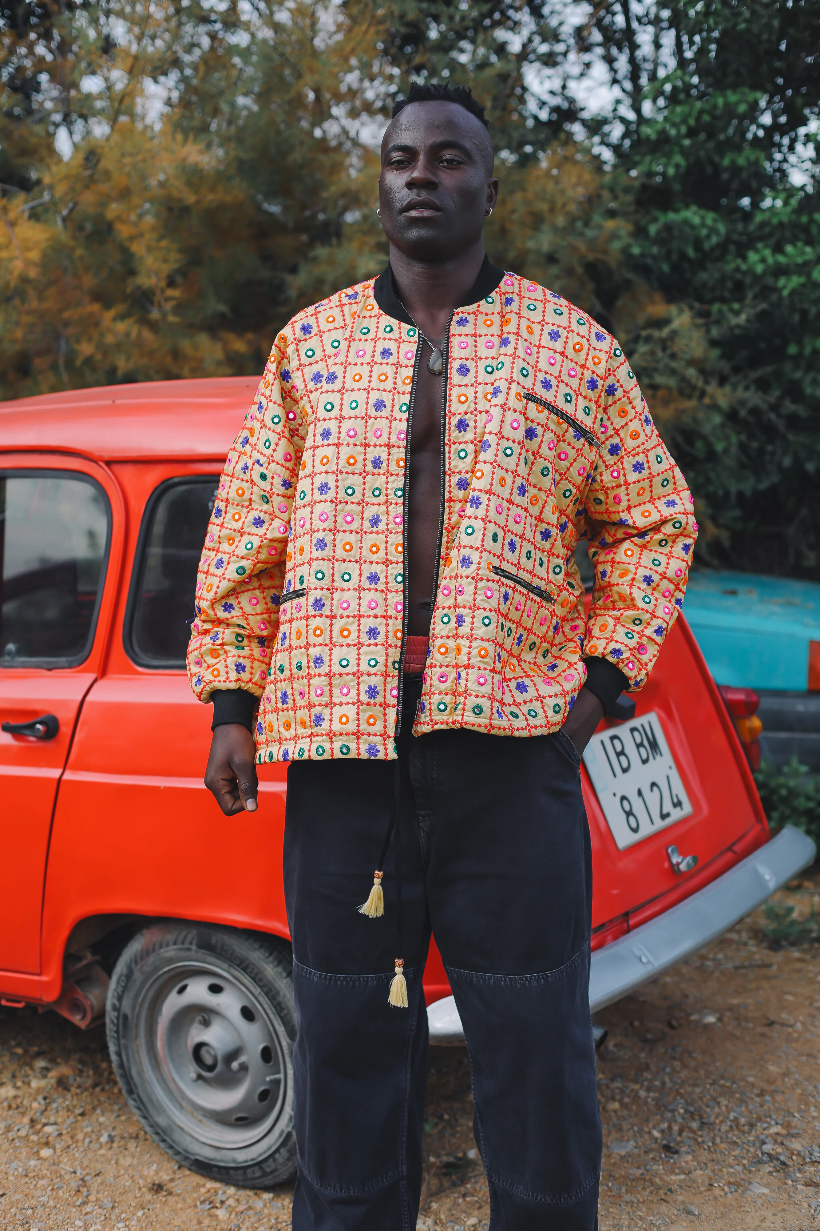 Noah Bomber Jacket Cream - Image 3