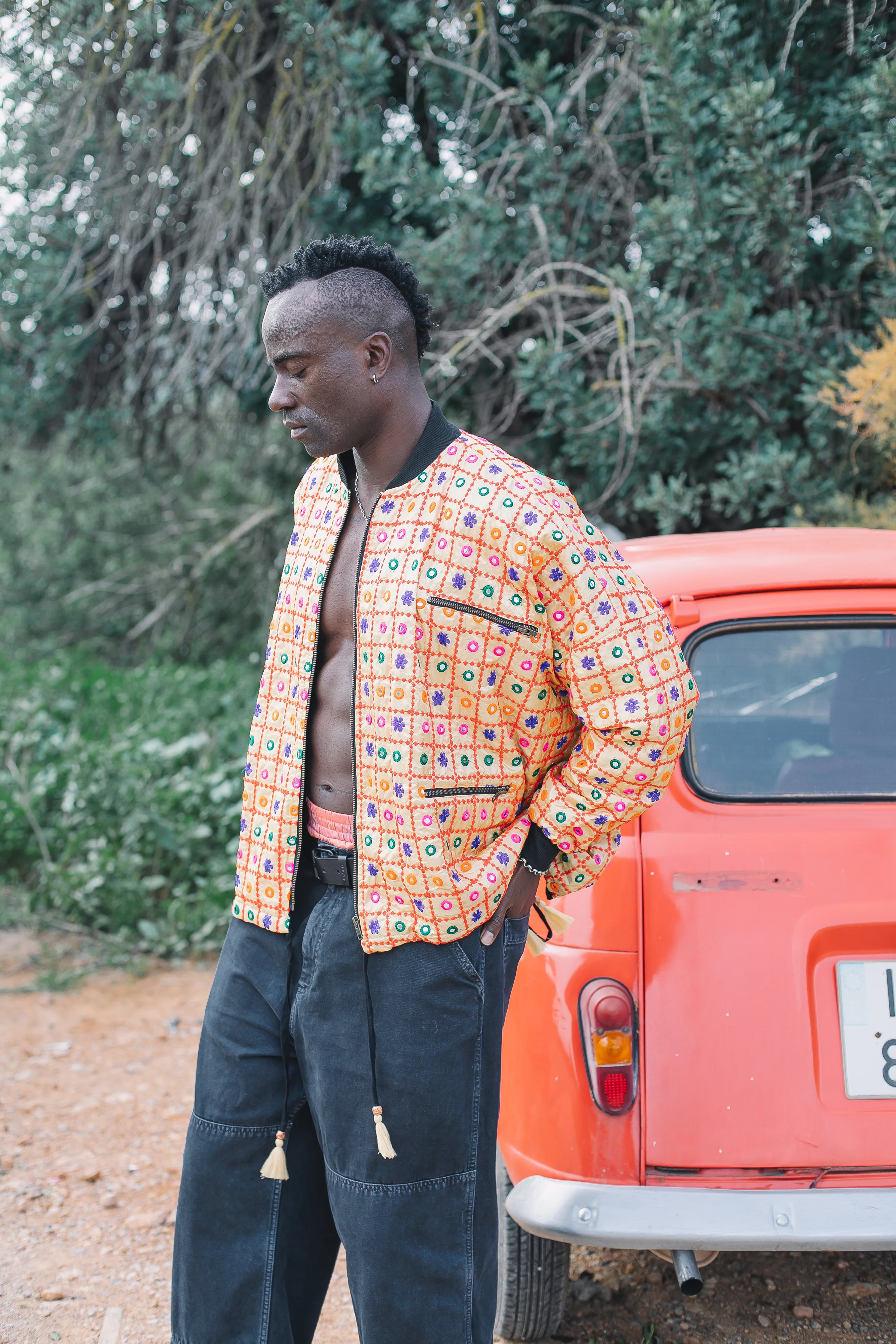 Noah Bomber Jacket Cream - Image 4