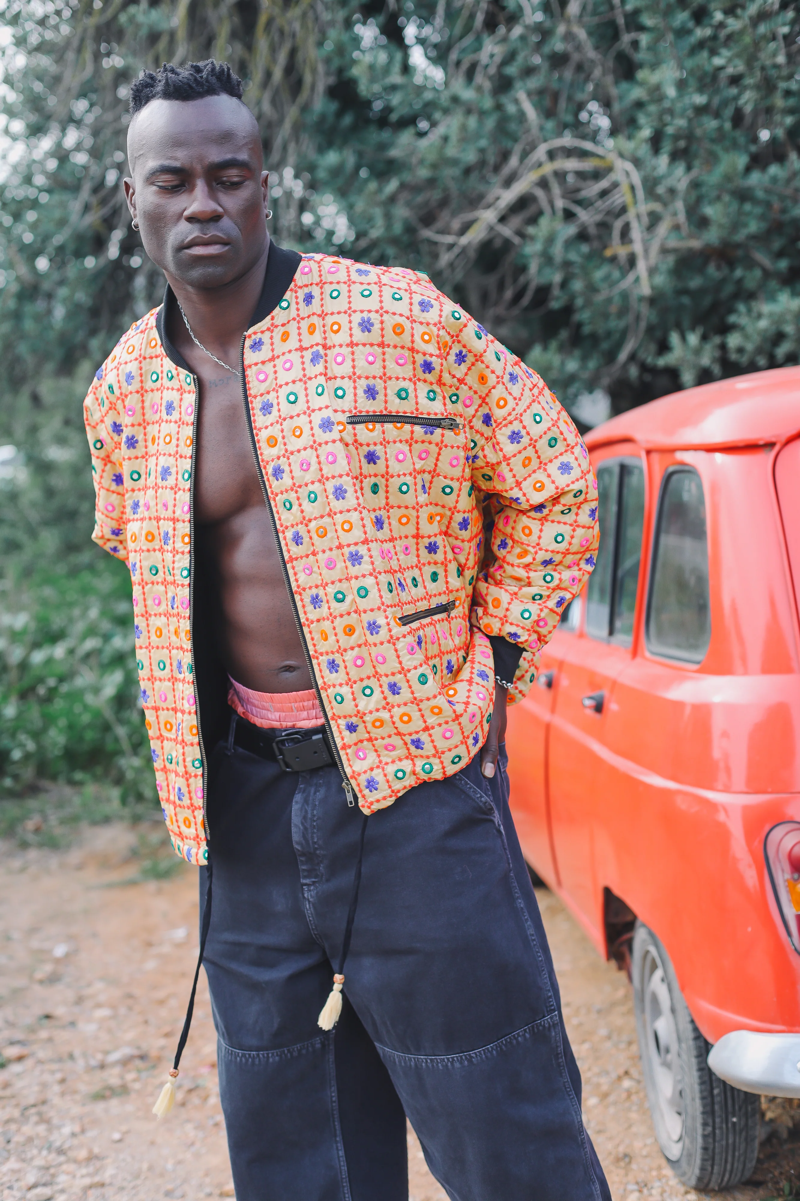 Noah Bomber Jacket Cream - Image 5