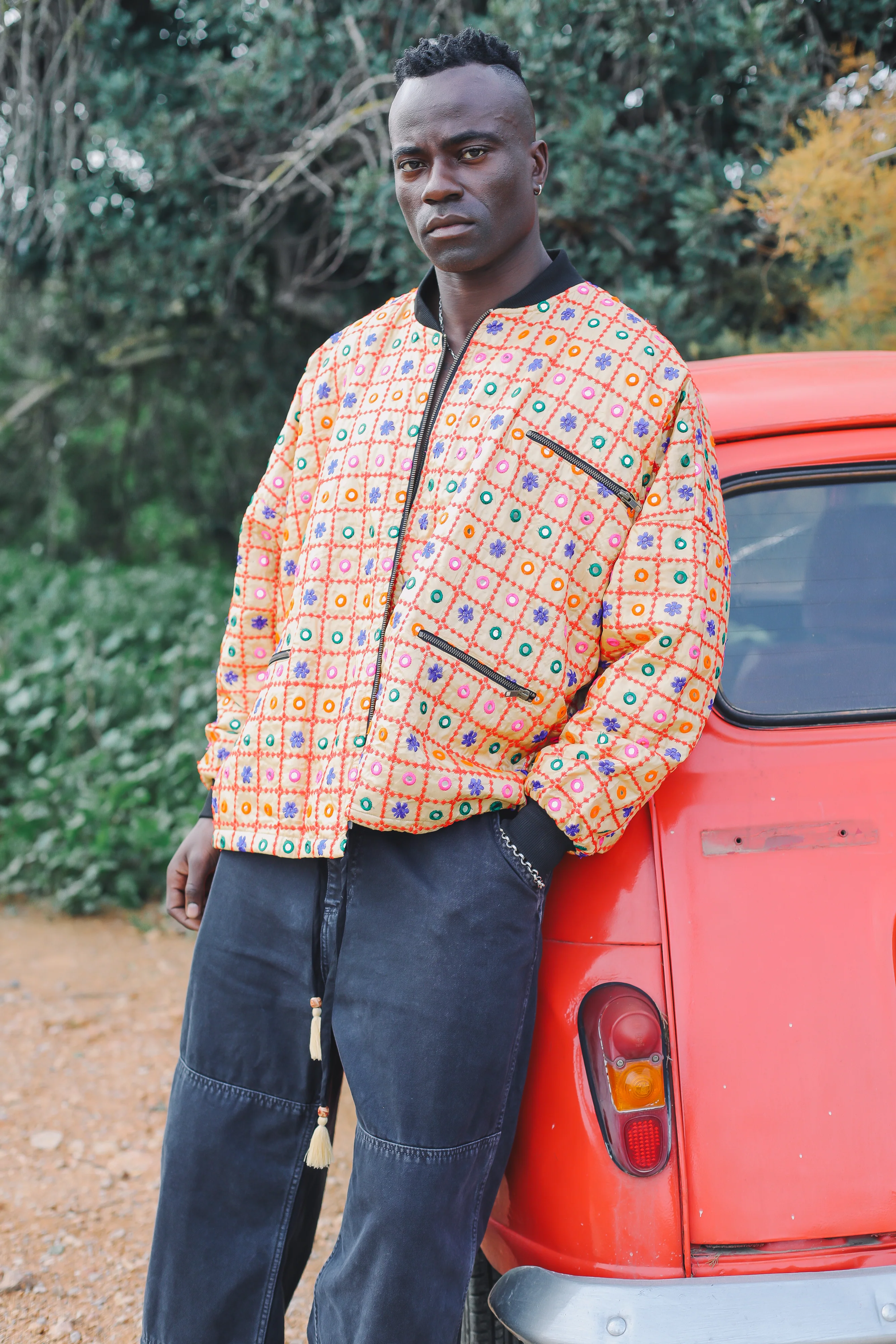 Noah Bomber Jacket Cream - Image 7