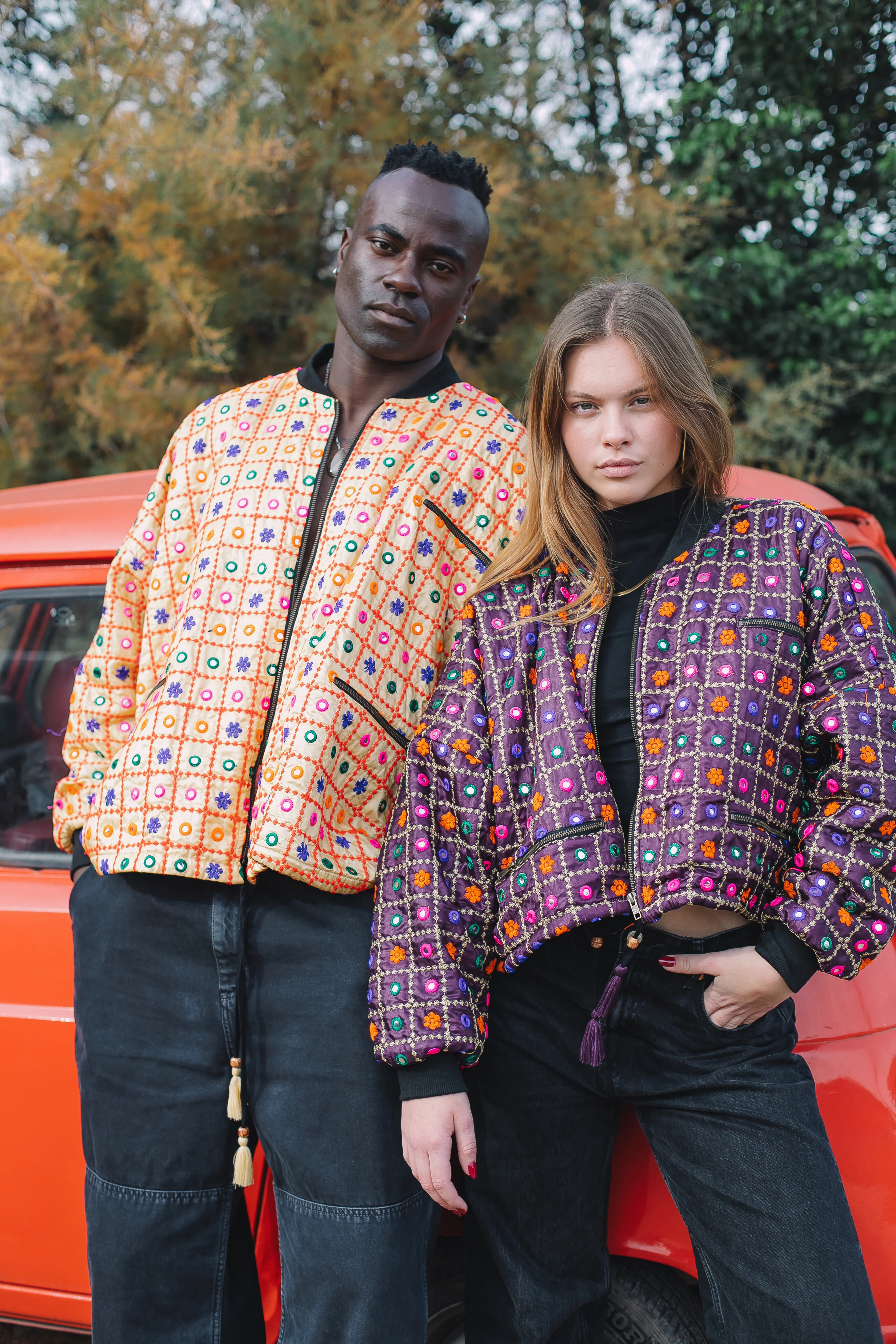 Noah Bomber Jacket Cream - Image 8