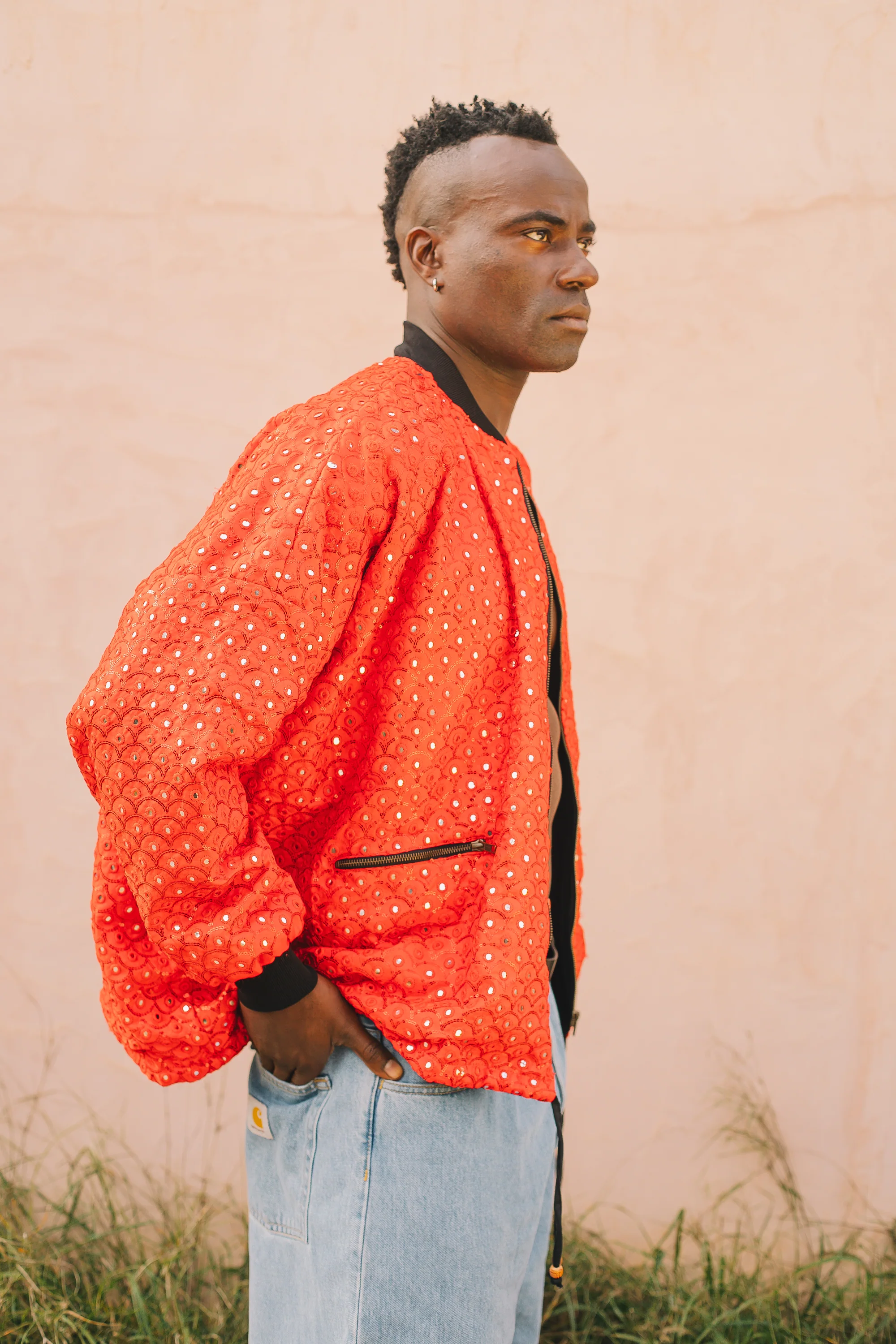 Noah Bomber Jacket Red mirrors - Image 3