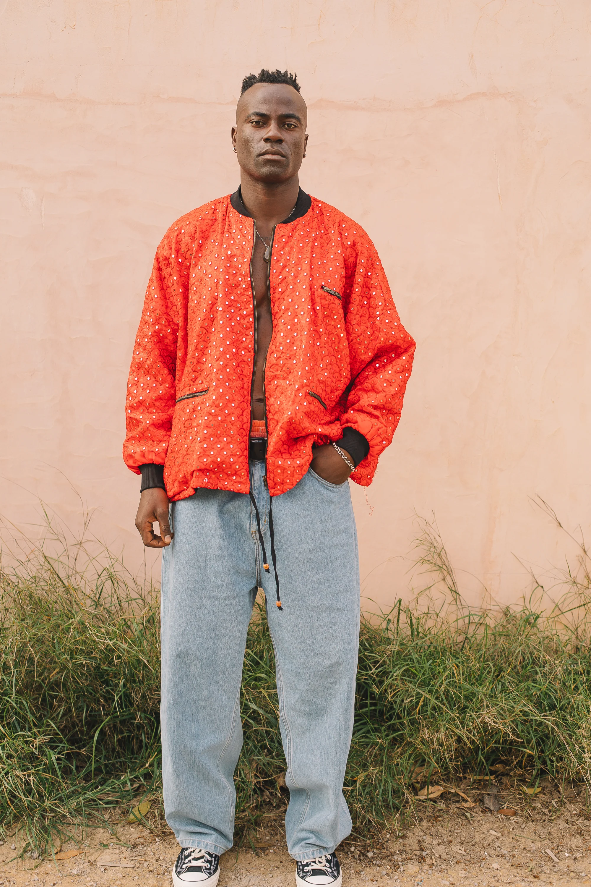 Noah Bomber Jacket Red mirrors - Image 4