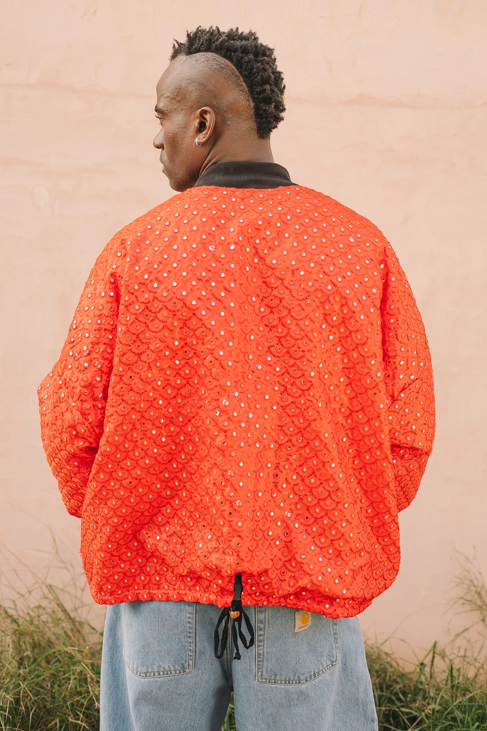 Noah Bomber Jacket Red mirrors - Image 5