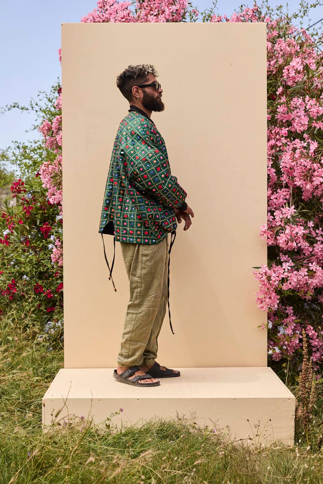 Noah Bomber Jacket Green Mirror - Image 4