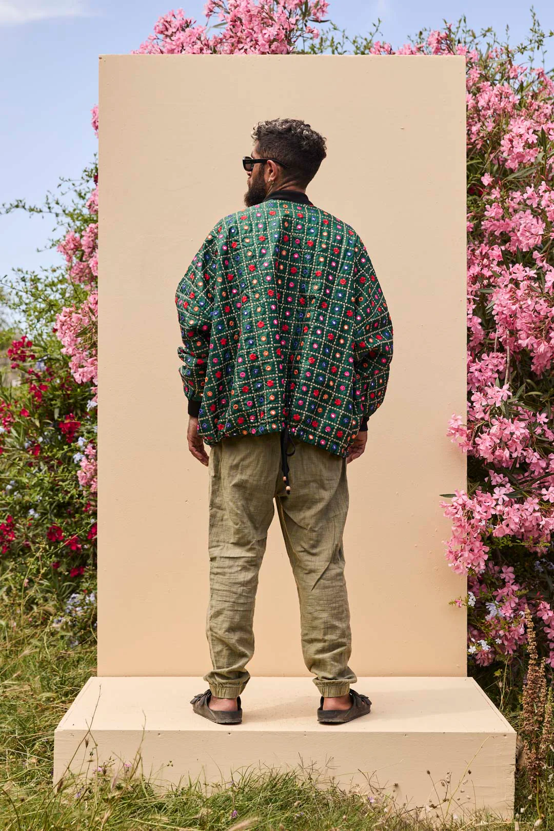 Noah Bomber Jacket Green Mirror - Image 5