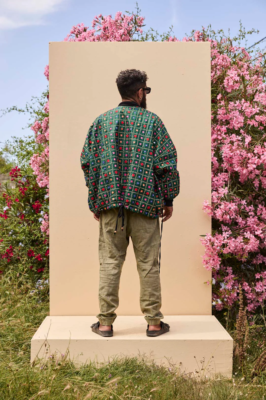 Noah Bomber Jacket Green Mirror - Image 6