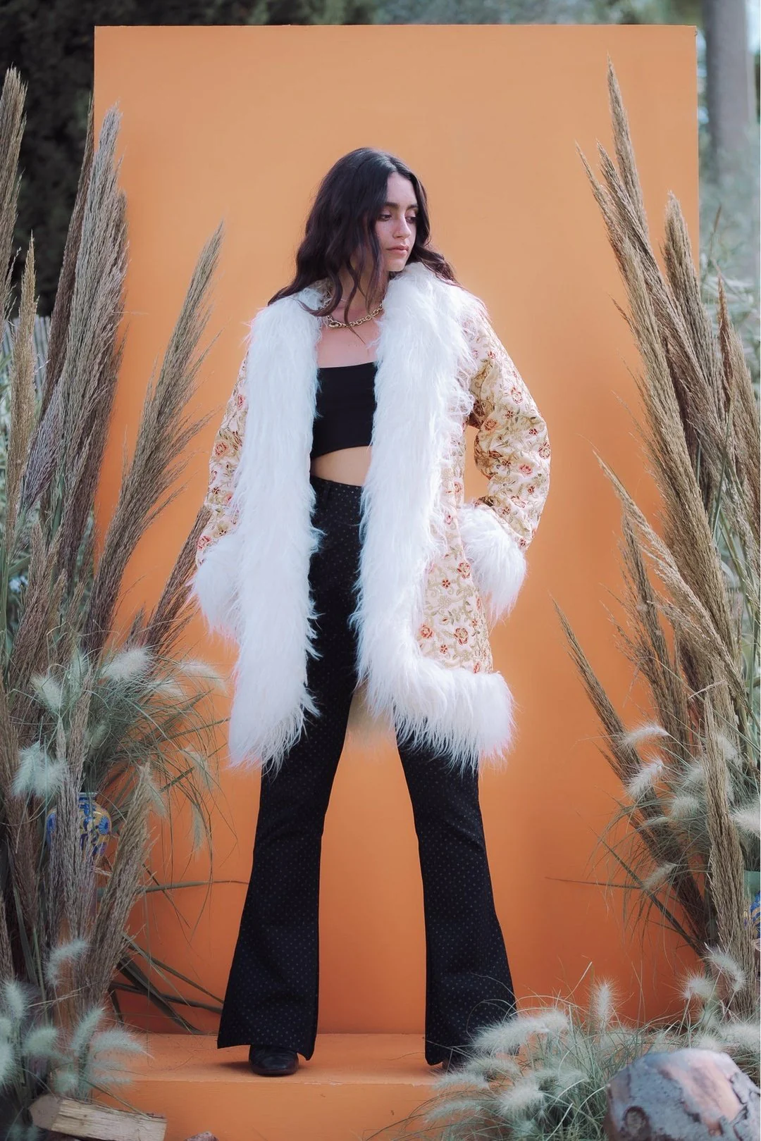 ROSA Cream Afghan Coat - Image 5