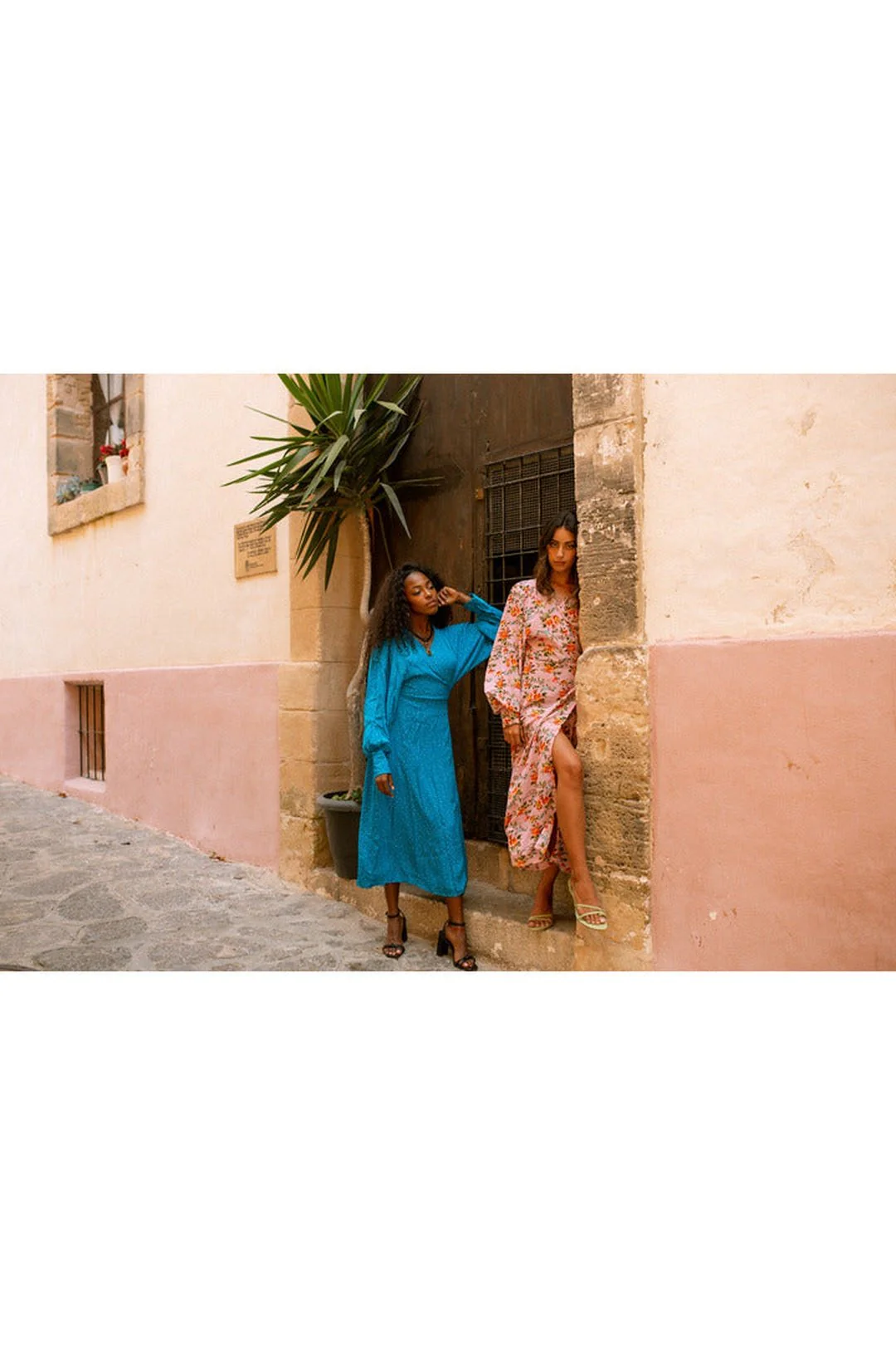 VIOLETTA wrap dress - Pretty Pink - Image 11