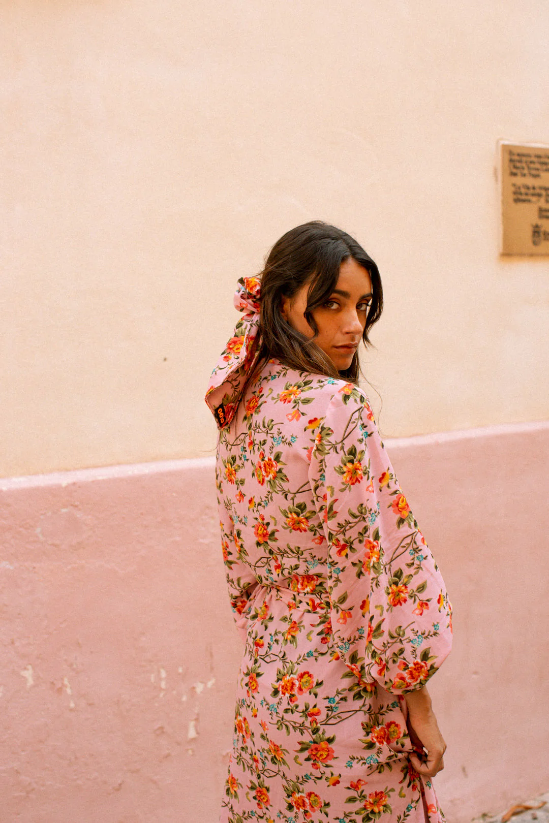 VIOLETTA wrap dress - Pretty Pink - Image 15