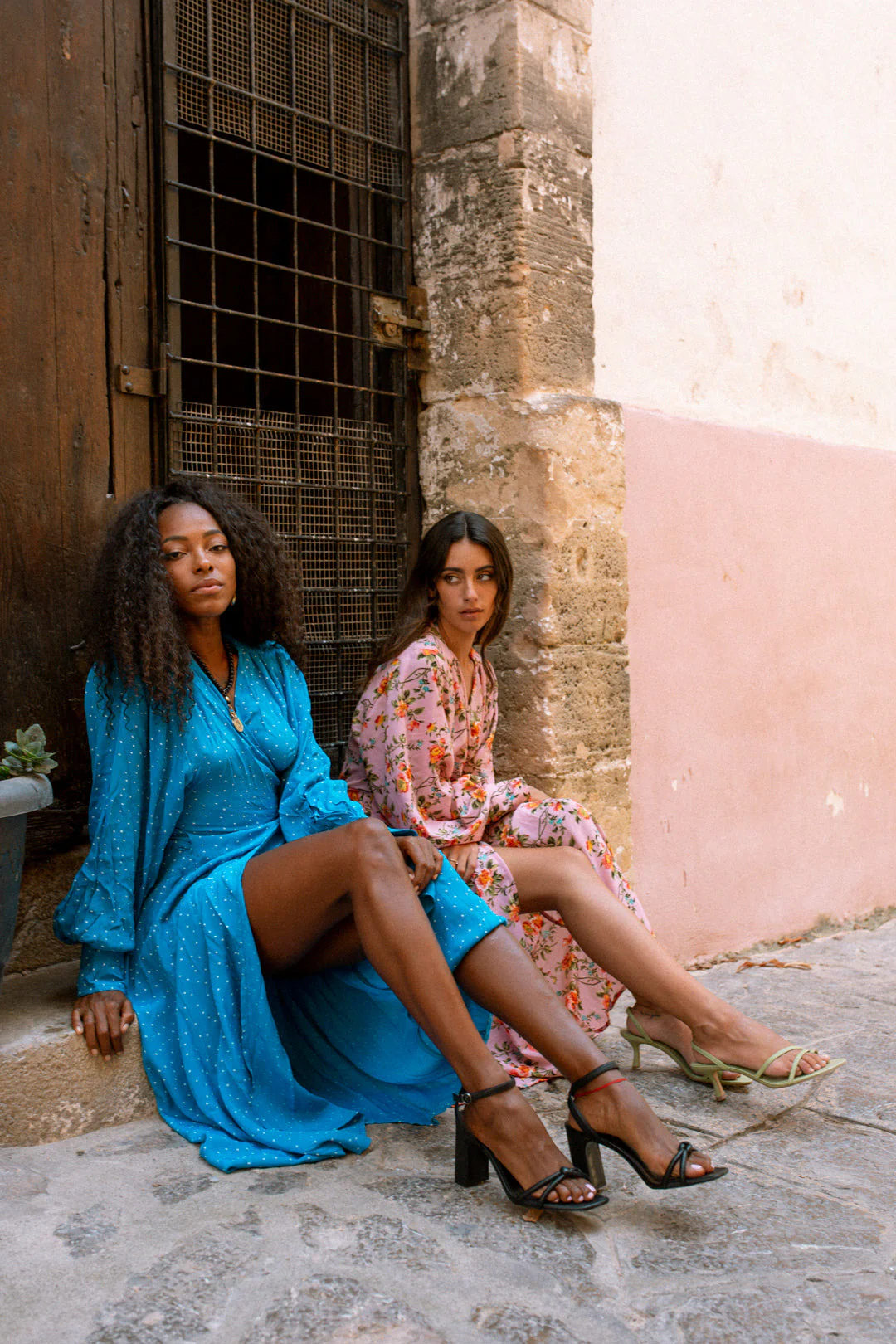 VIOLETTA wrap dress - Pretty Pink - Image 5