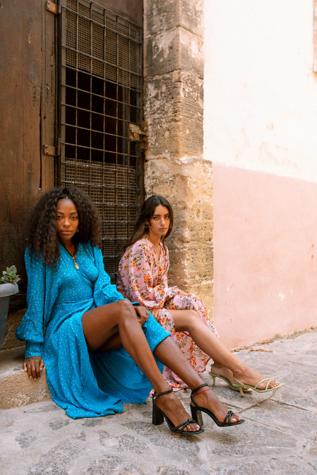 VIOLETTA wrap dress - Pretty Pink - Image 6