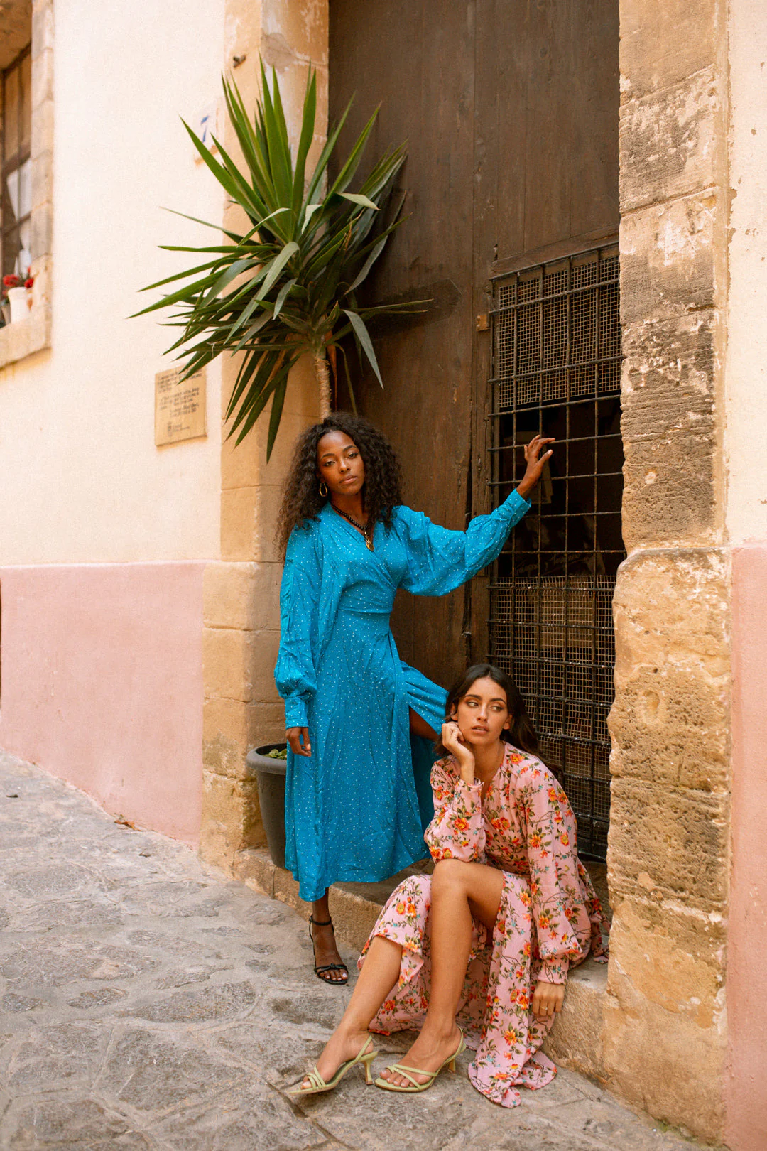 VIOLETTA wrap dress - Pretty Pink - Image 8