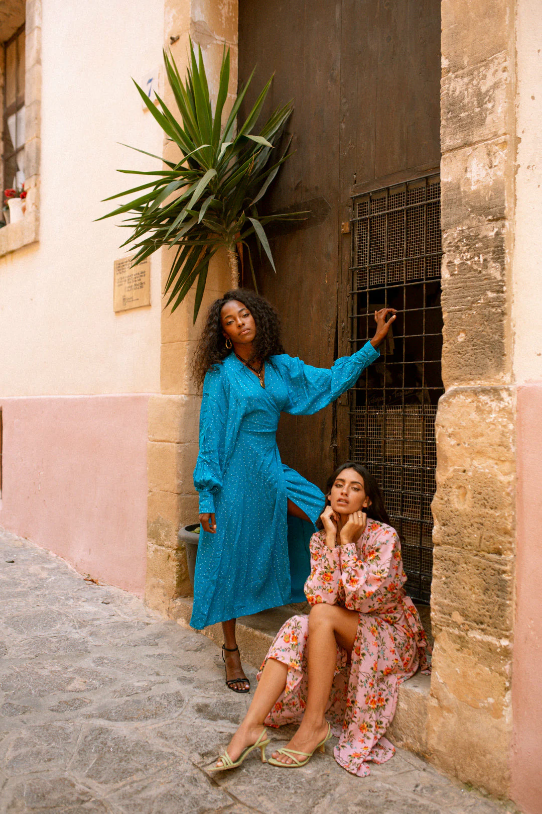 VIOLETTA wrap dress - Pretty Pink - Image 9