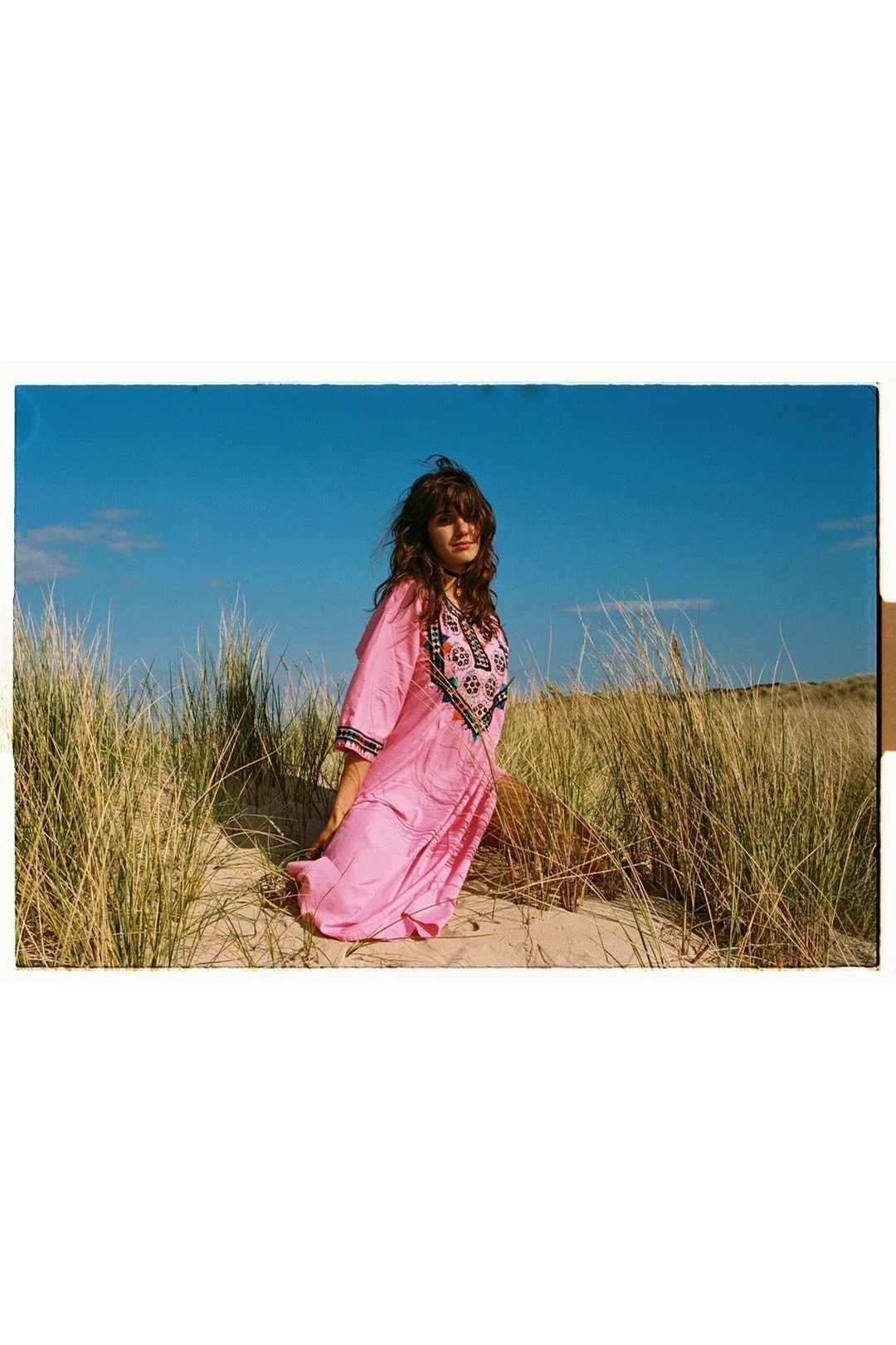 ZARAH embroidered dress - Pink - Image 3