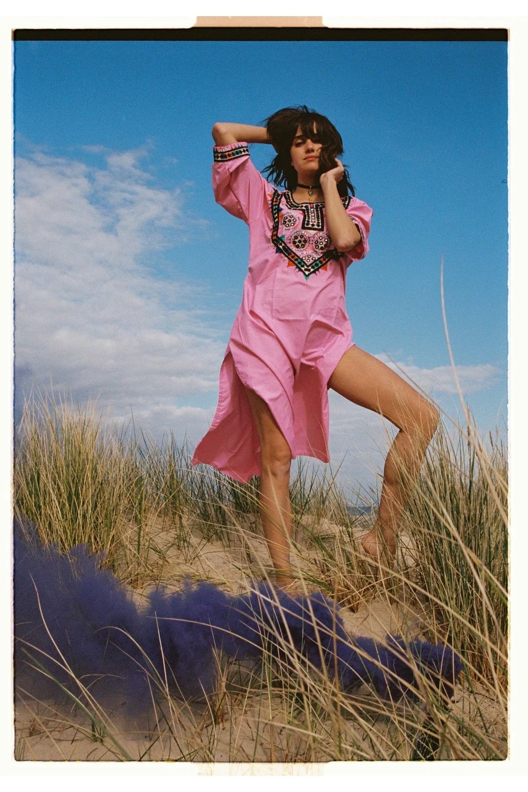 ZARAH embroidered dress - Pink - Image 6